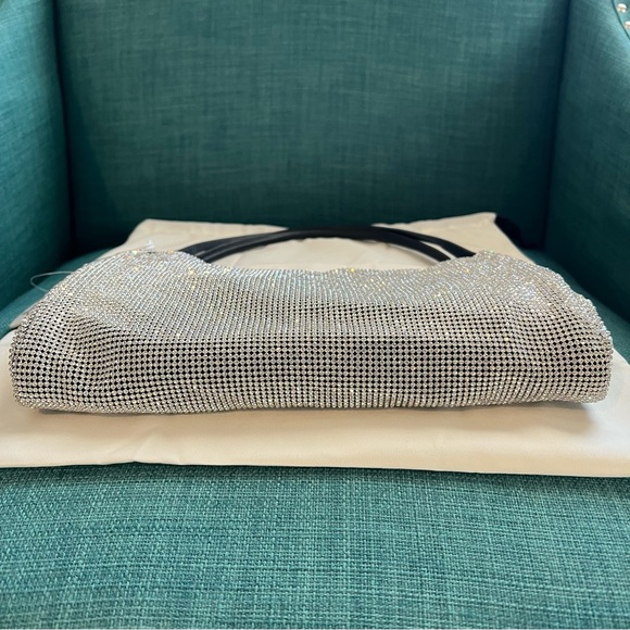 Last one! 🪩 STAUD Penny Crystal Mesh Shoulder Bag - Picture 14 of 16